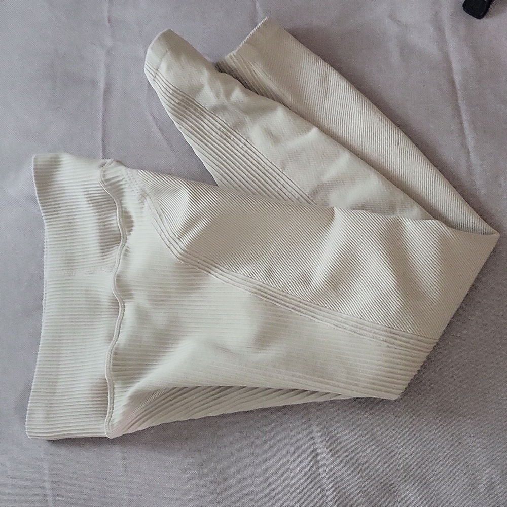 Aerie Cream thicker seamless leggings